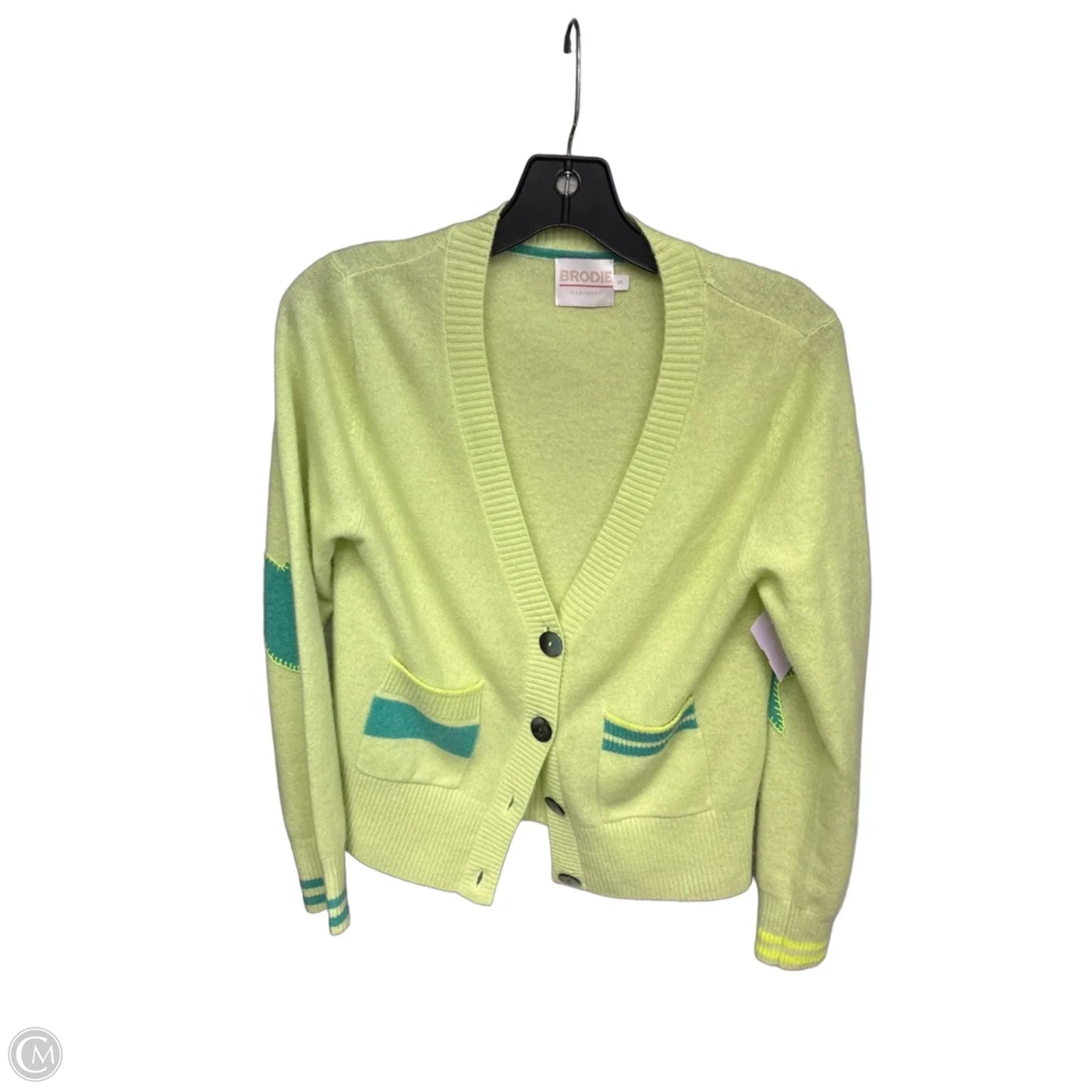 Cardigan By Clothes Mentor In Green, Size: S