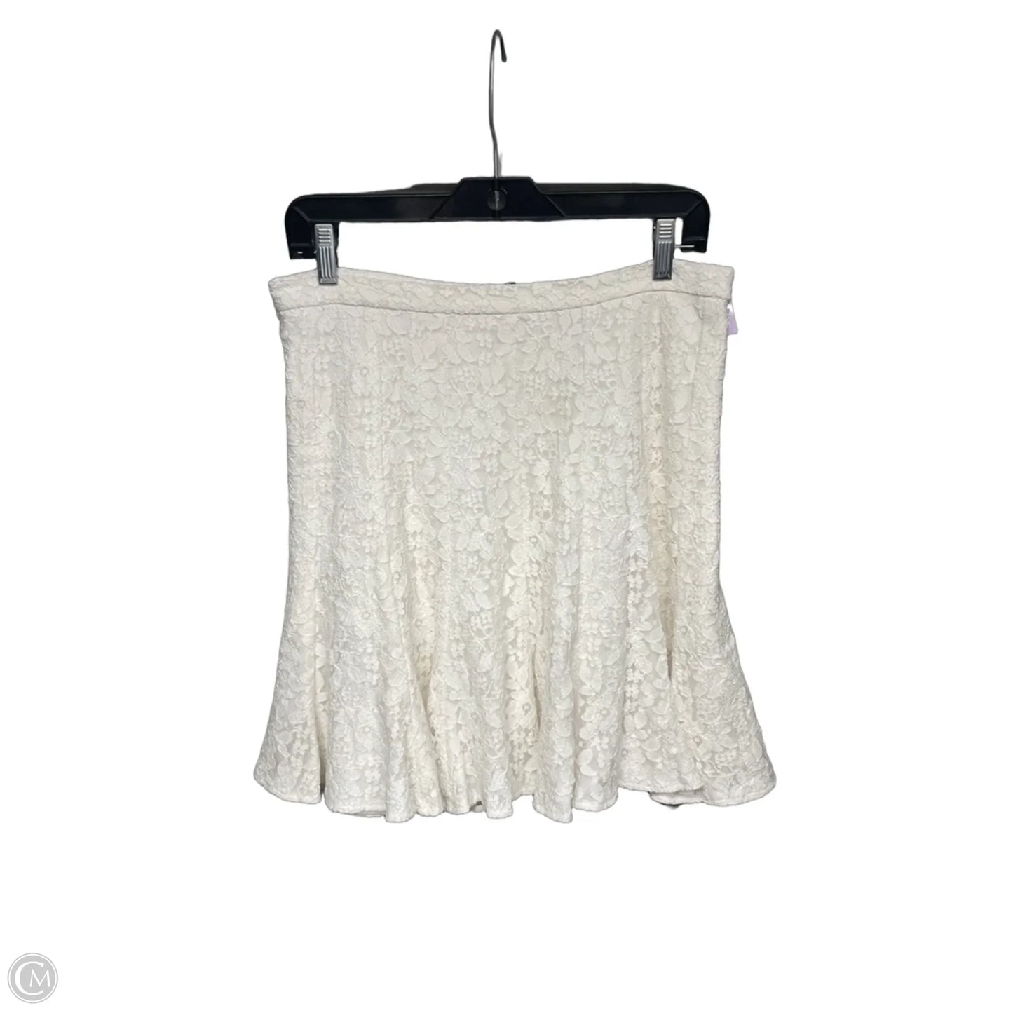 Skirt Mini & Short By Bcbgmaxazria In White, Size: 10