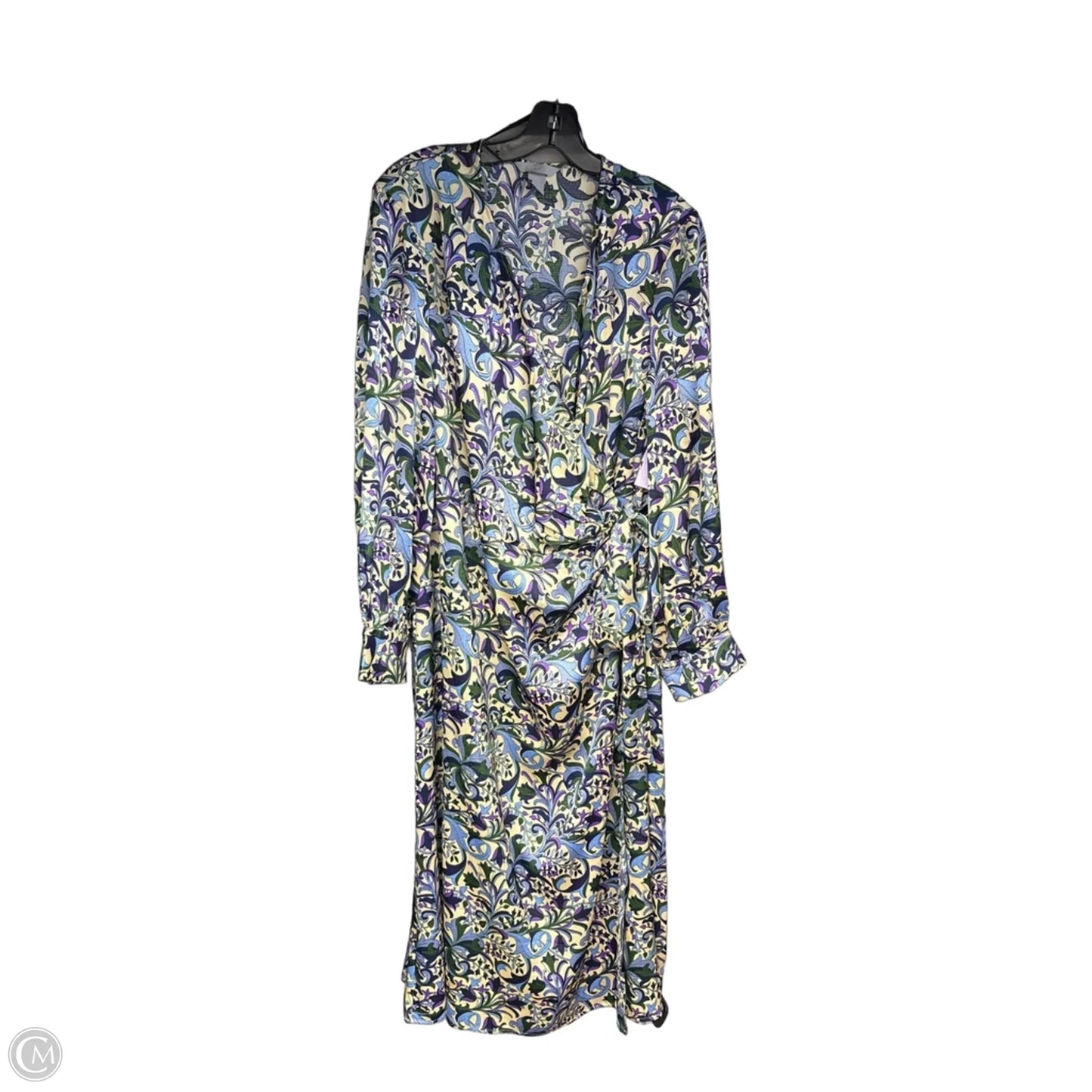 Dress Casual Maxi By H&m In Blue & Purple, Size: Xl