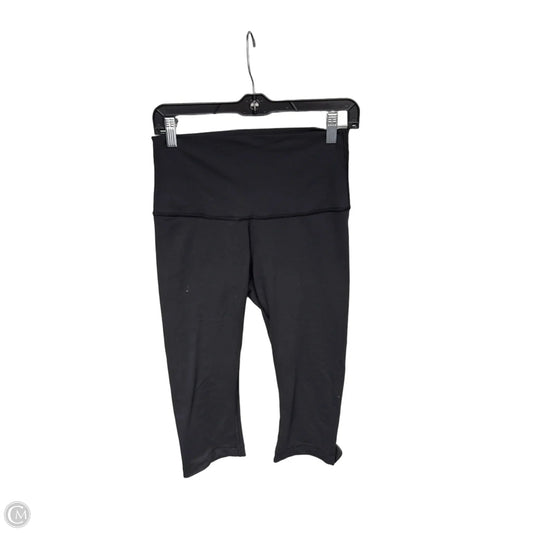 Athletic Capris By Lululemon In Black, Size: 8