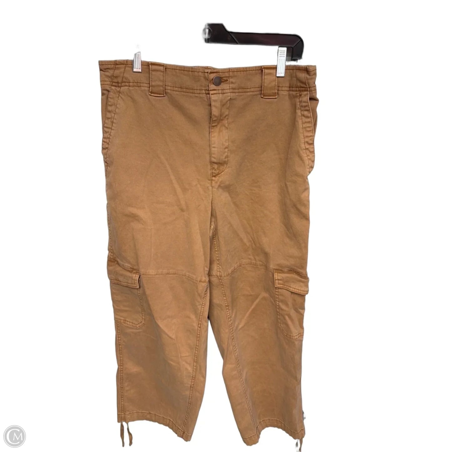 Jeans Wide Leg By Old Navy In Brown, Size: L