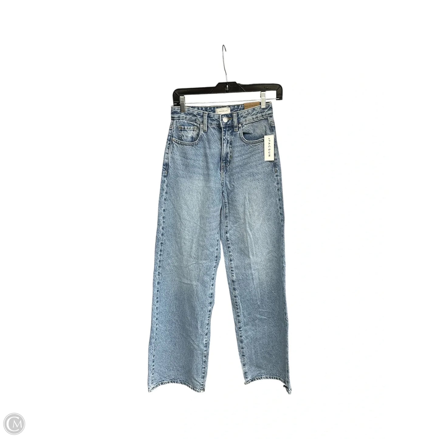 Jeans Wide Leg By Pacsun In Blue Denim, Size: 0
