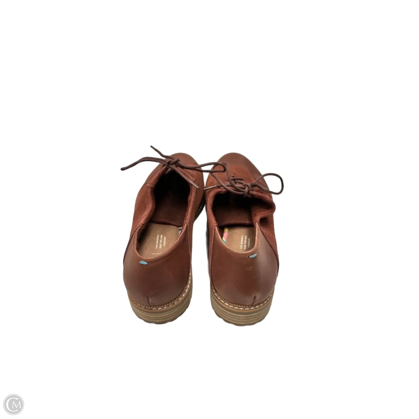 Shoes Flats By Toms In Brown, Size: 9.5
