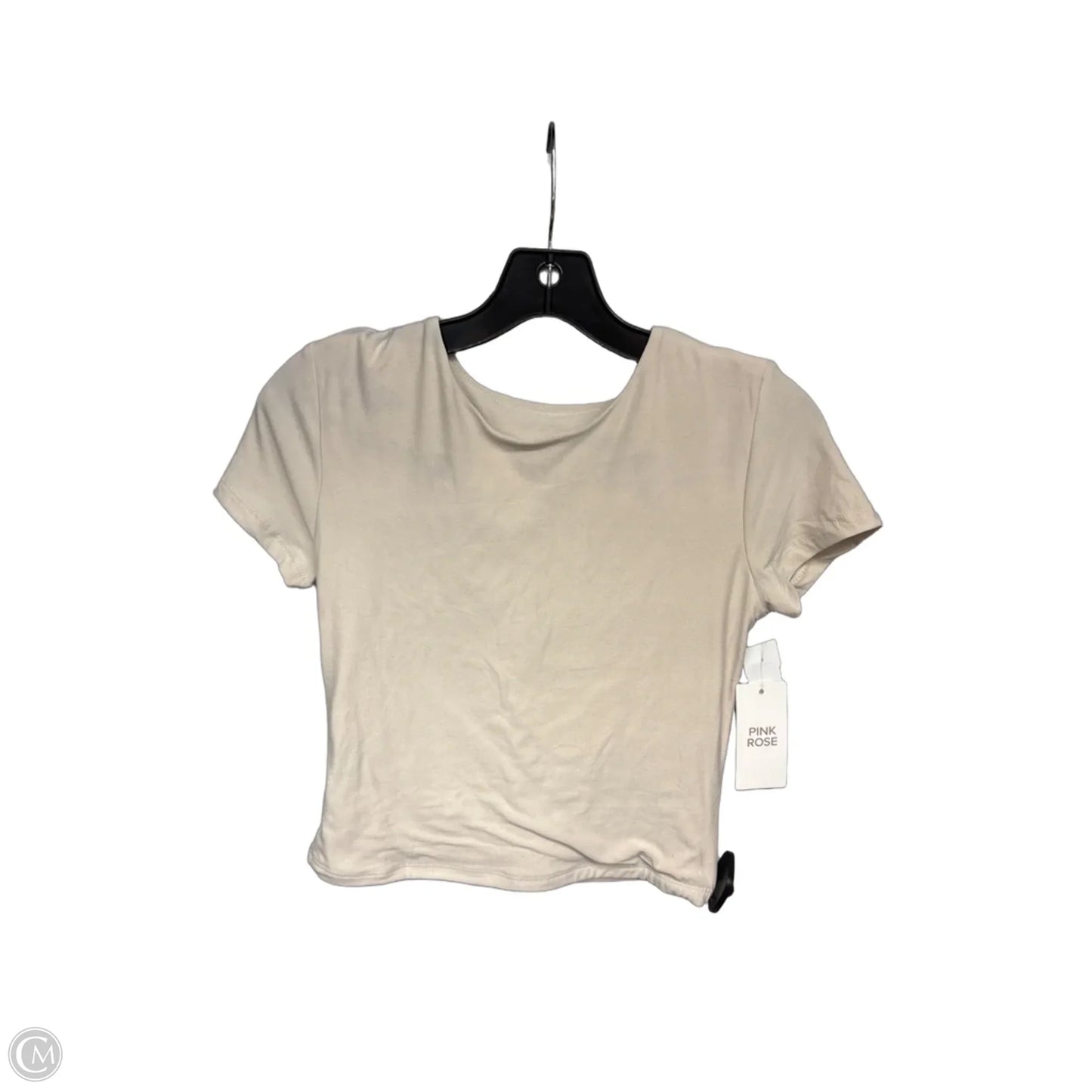 Top Sleeveless Basic By Pink Rose In Beige, Size: M