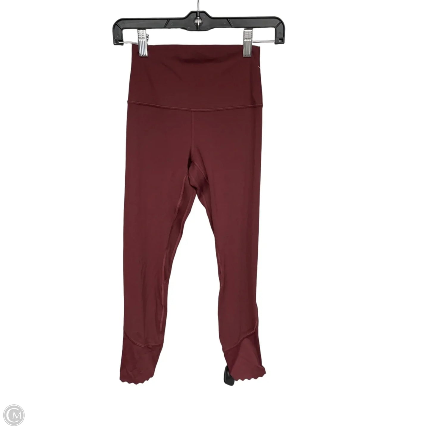 Athletic Leggings By Lululemon In Red, Size: 4