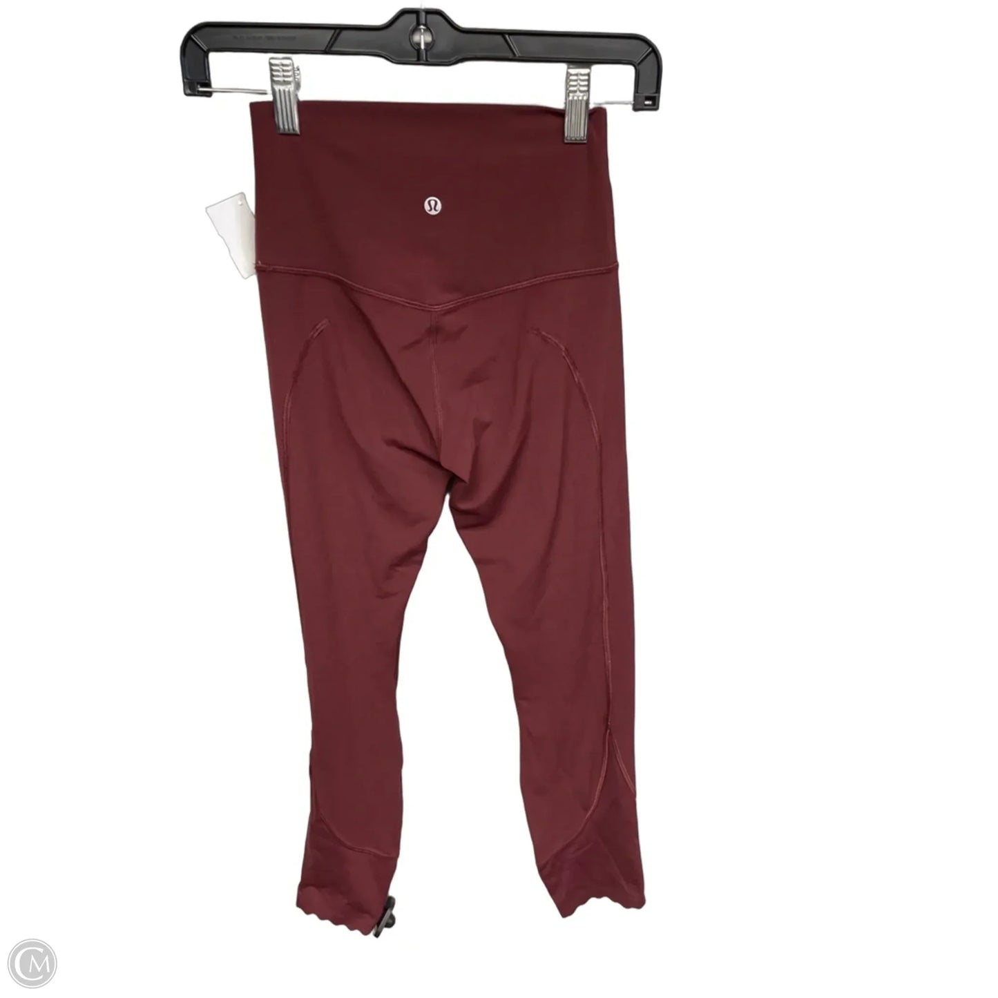 Athletic Leggings By Lululemon In Red, Size: 4