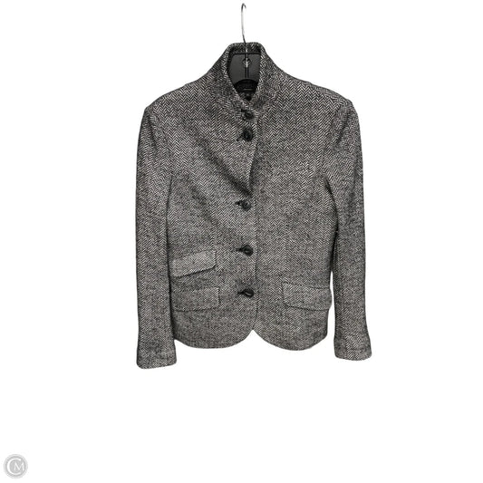 Jacket Designer By Rag And Bone In Black & White, Size: 0