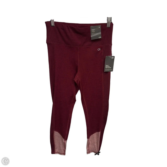 Athletic Leggings By Gapfit In Red, Size: M
