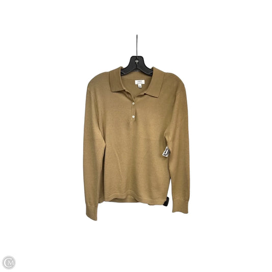 Top Long Sleeve By J. Crew In Brown, Size: M