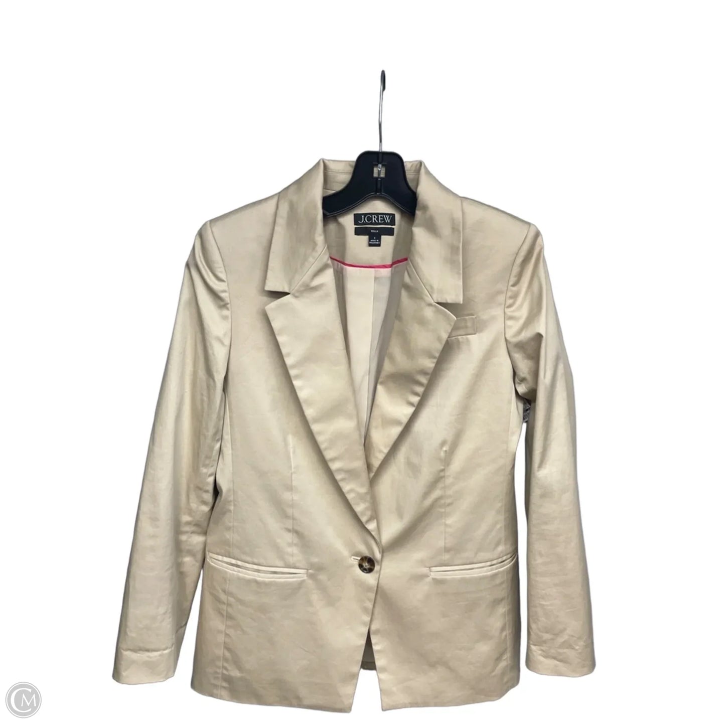 Blazer By J. Crew In Tan, Size: 2
