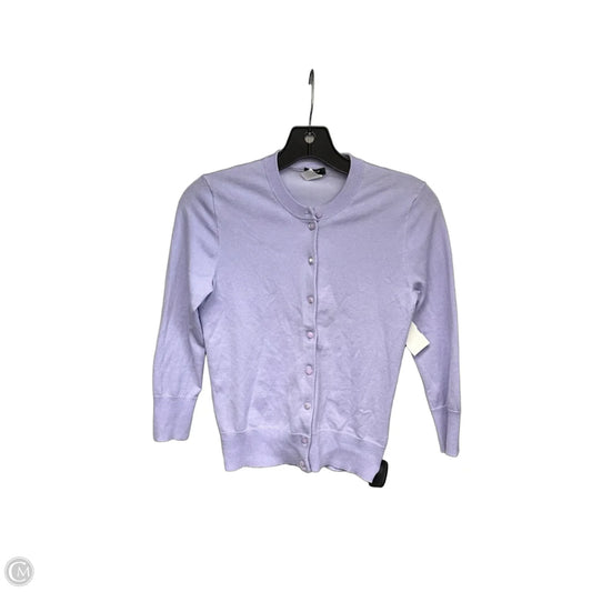 Cardigan By J. Crew In Purple, Size: Xs