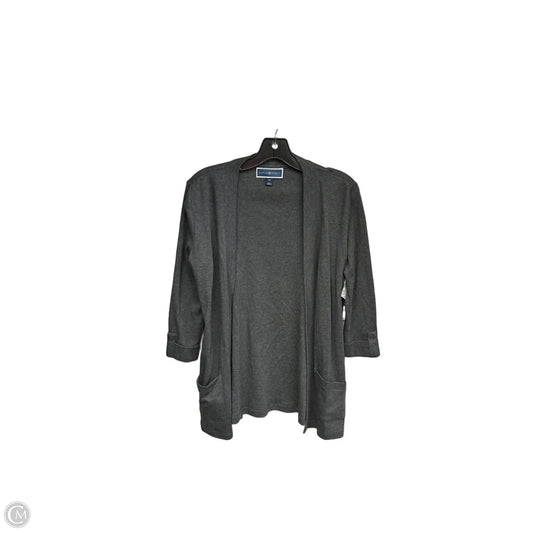 Cardigan By Karen Scott In Grey, Size: Sp