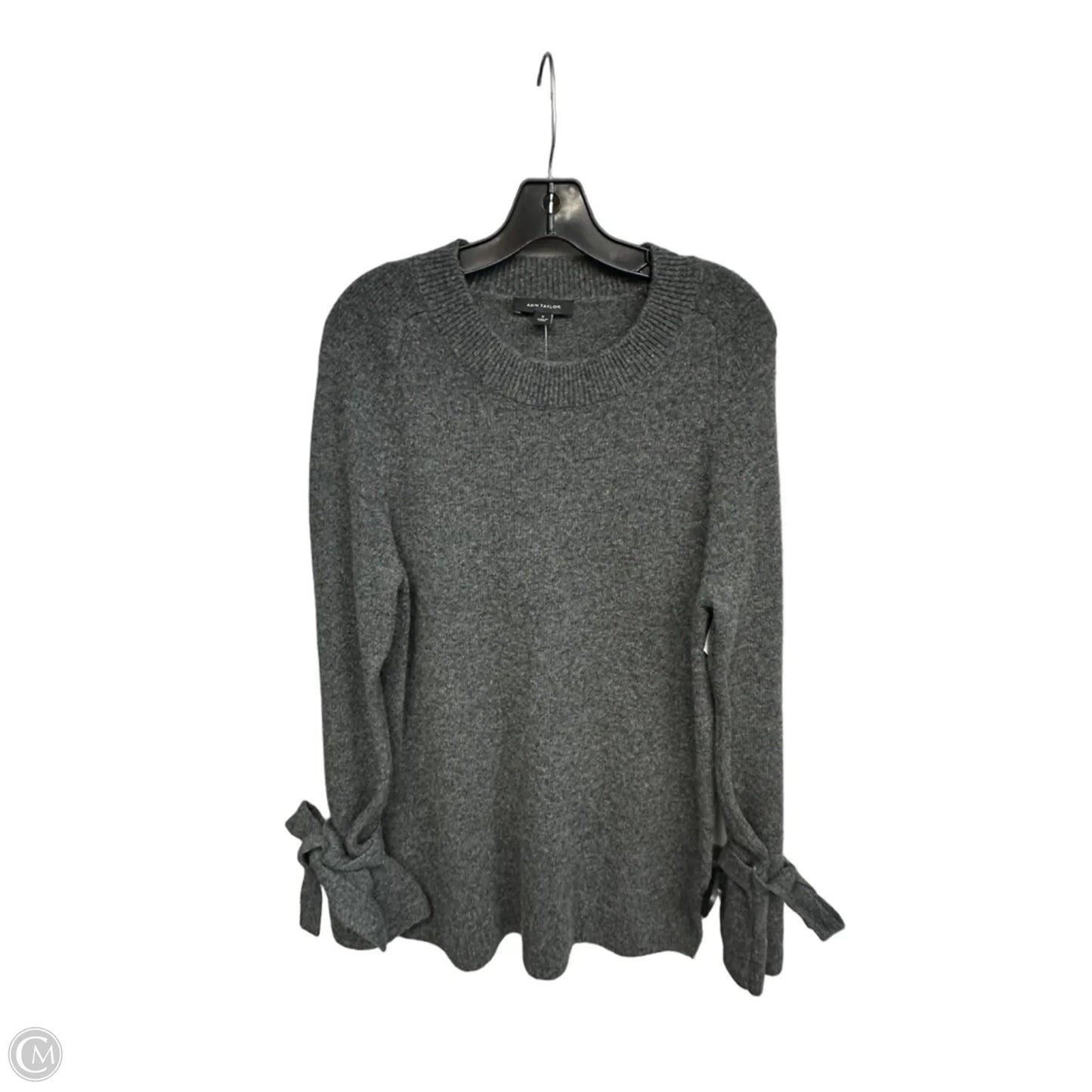 Sweater By Ann Taylor In Grey, Size: M