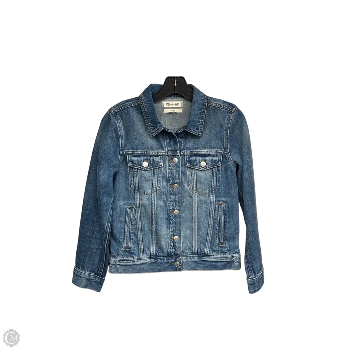 Jacket Denim By Madewell In Blue Denim, Size: S