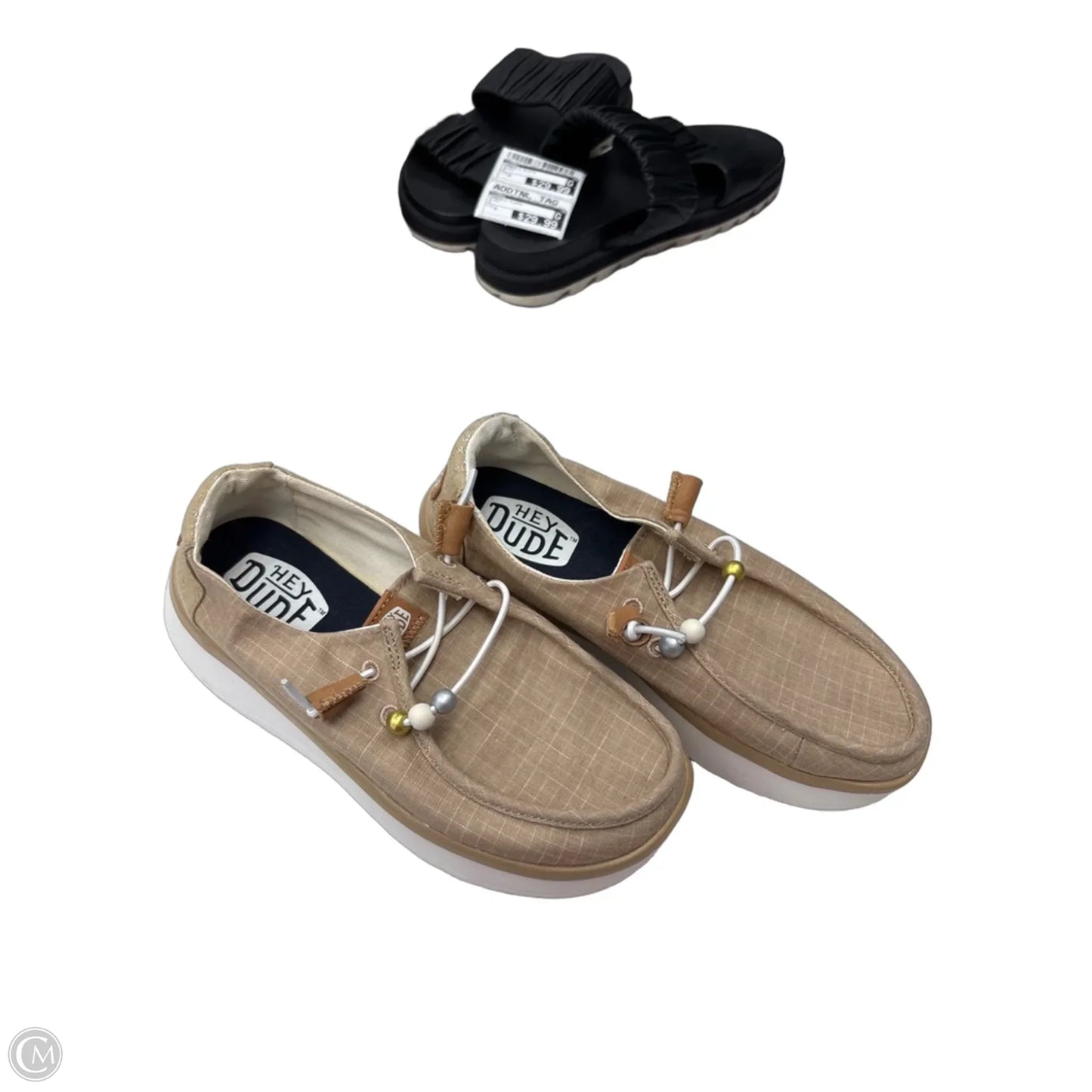 Shoes Flats By Hey Dude In Brown, Size: 7