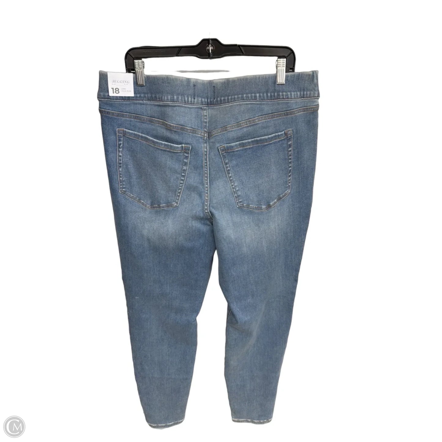 Jeans Skinny By Lane Bryant In Blue Denim, Size: 18
