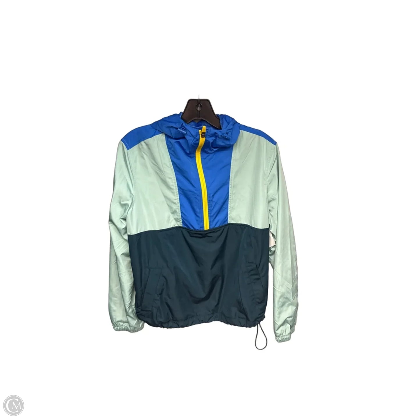 Athletic Jacket By Old Navy In Blue & Green, Size: Xs