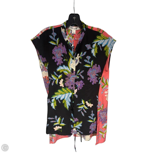 Top Sleeveless Designer By Diane Von Furstenberg In Floral Print, Size: 4