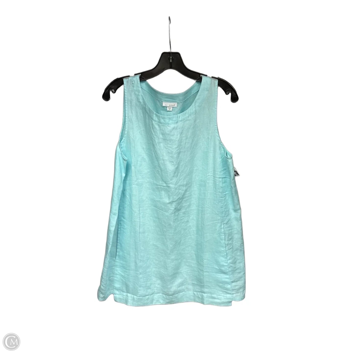 Top Sleeveless By Pure Jill In Blue, Size: M