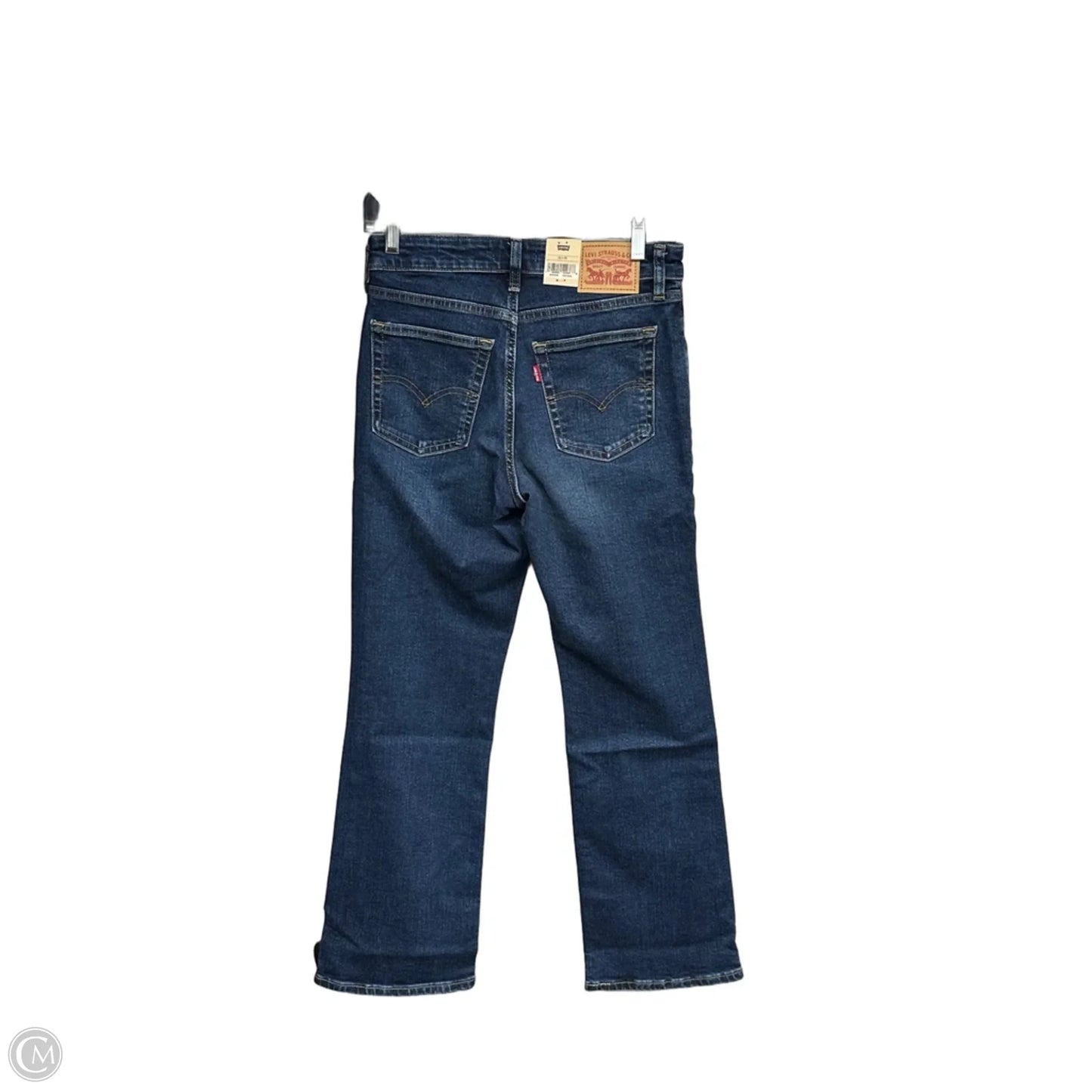 Jeans Boot Cut By Levis In Blue Denim, Size: 2