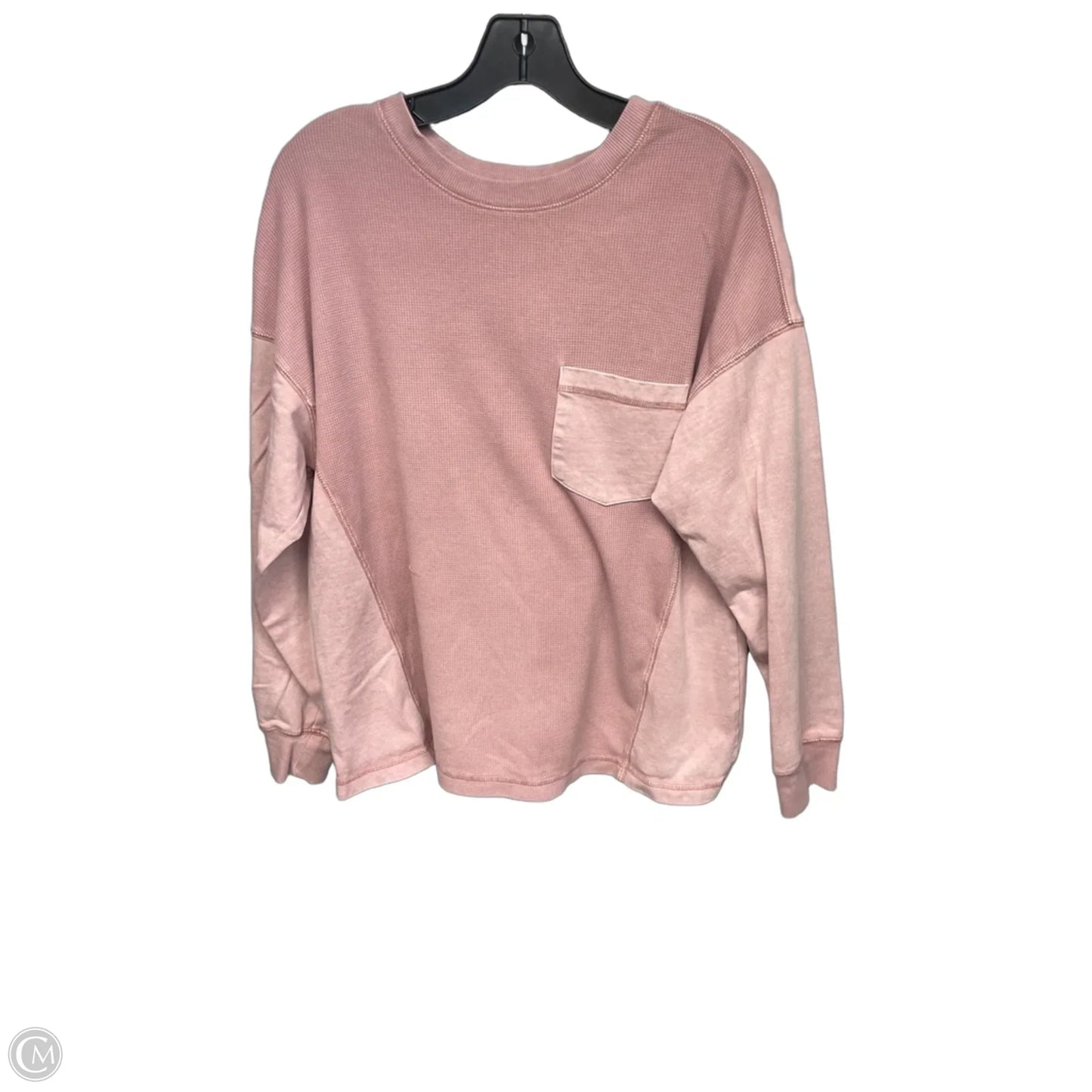 Top Long Sleeve By Wild Fable In Pink, Size: M