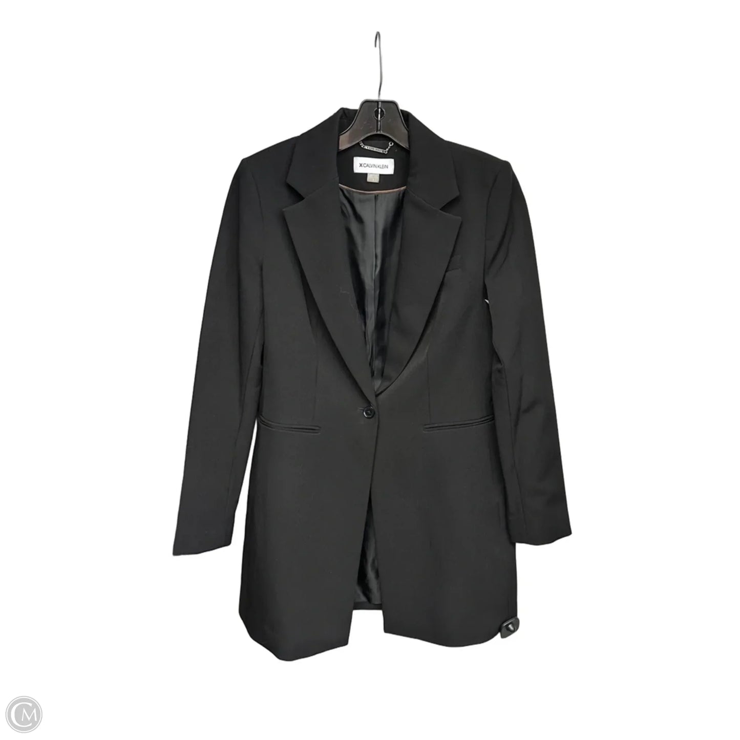 Blazer By Calvin Klein In Black, Size: 8