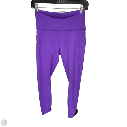 Athletic Pants By Lululemon In Purple, Size: 8