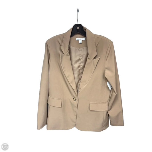 Blazer By And Now This In Tan, Size: Xs