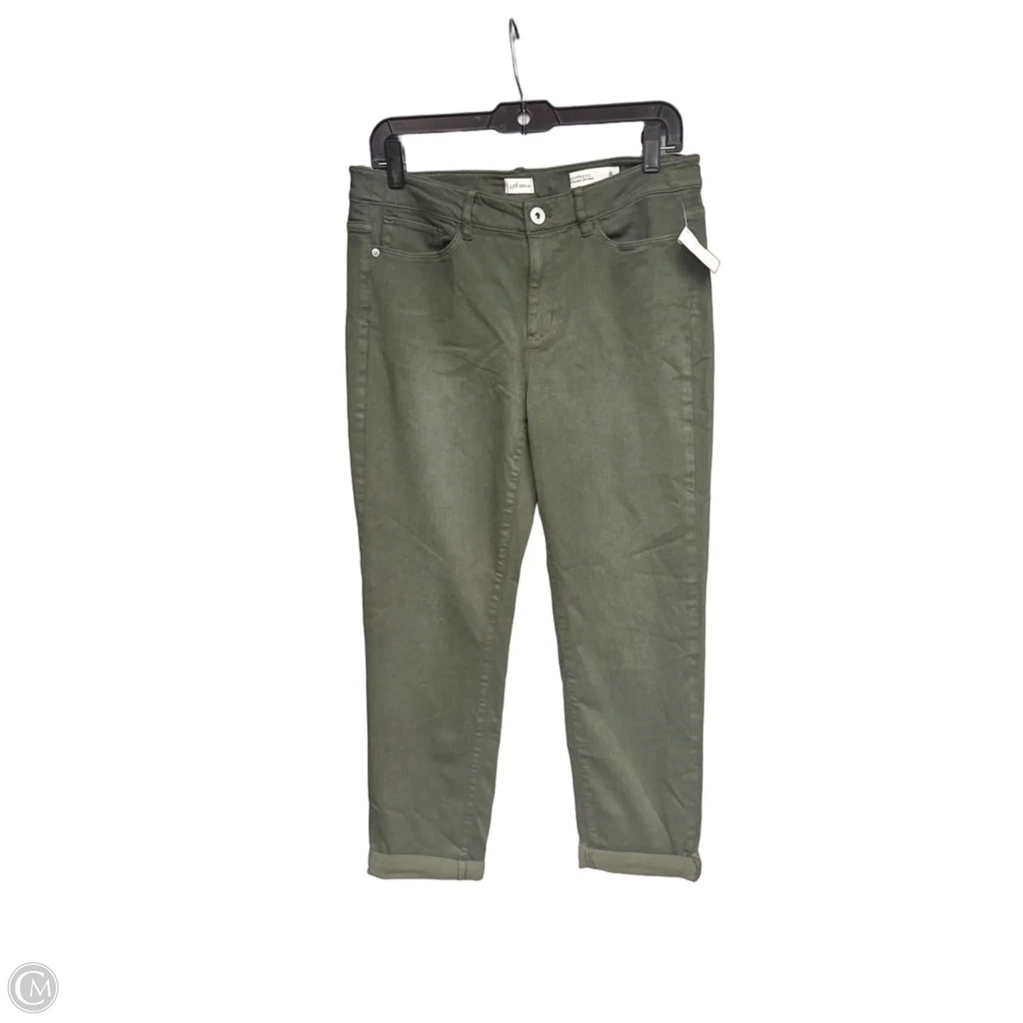 Jeans Boyfriend By J. Jill In Green, Size: 8