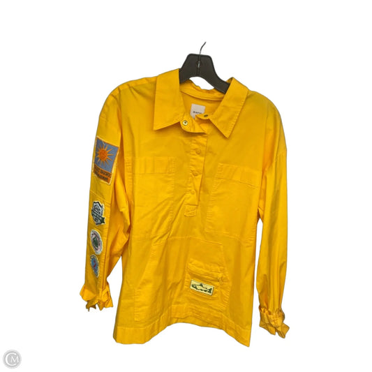 Top Long Sleeve By Maeve In Orange, Size: M