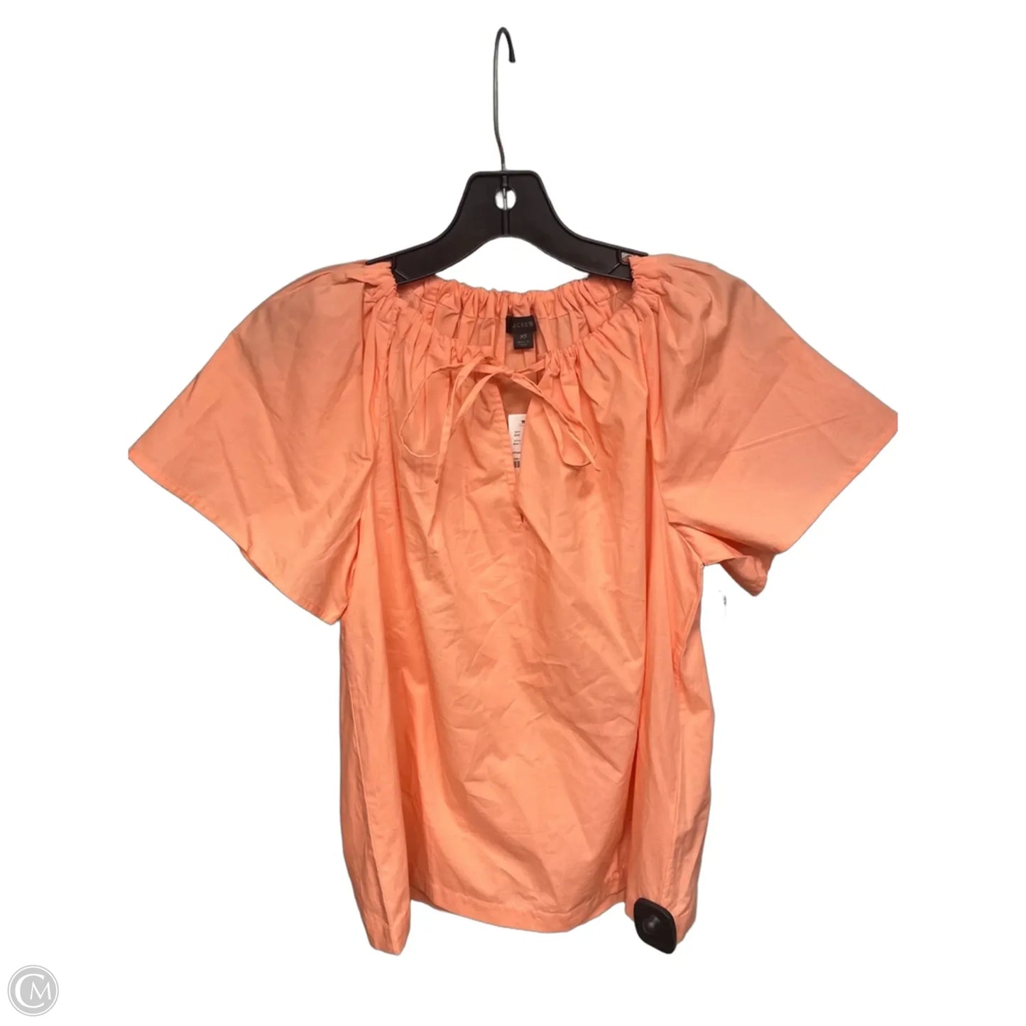 Top Short Sleeve By J. Crew In Orange, Size: Xs
