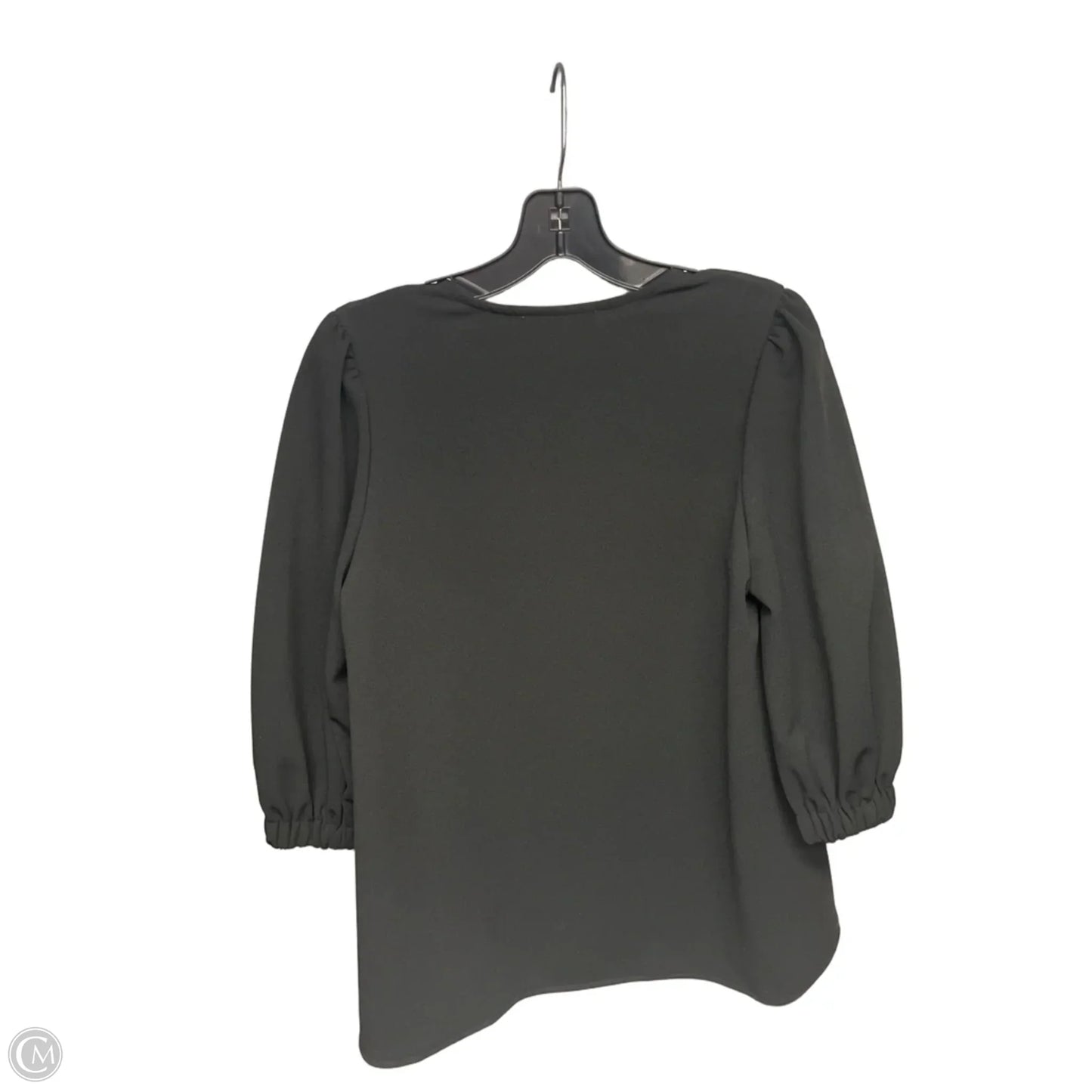 Top 3/4 Sleeve By Pomander Place In Black, Size: S