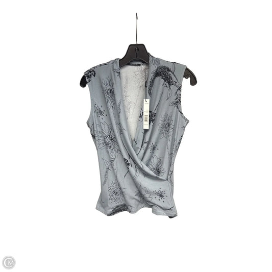 Top Sleeveless By Tahari In Floral Print, Size: Xs