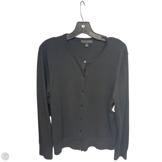 Cardigan By Ann Taylor In Black, Size: Xl