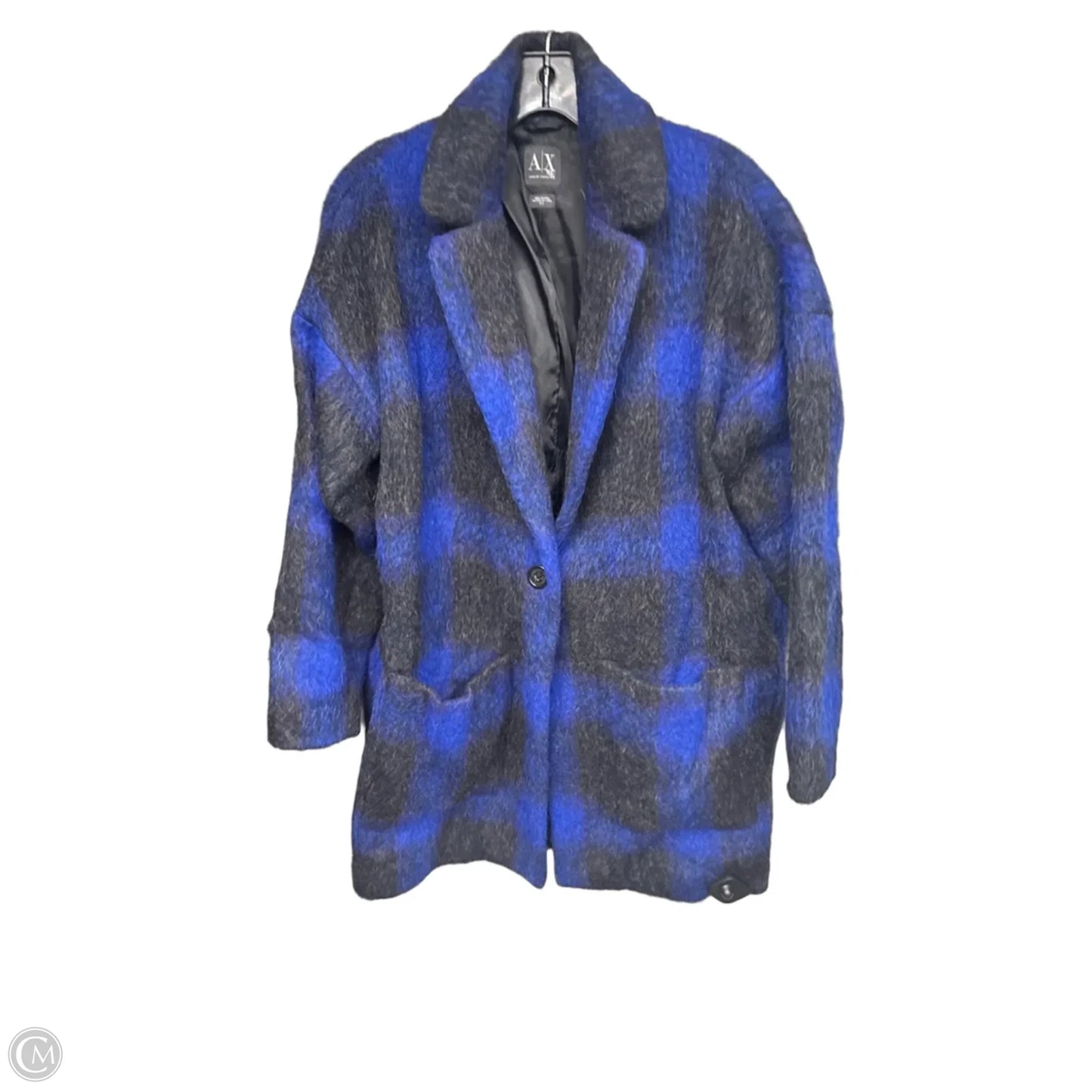 Jacket Other By Armani Exchange In Black & Blue, Size: S