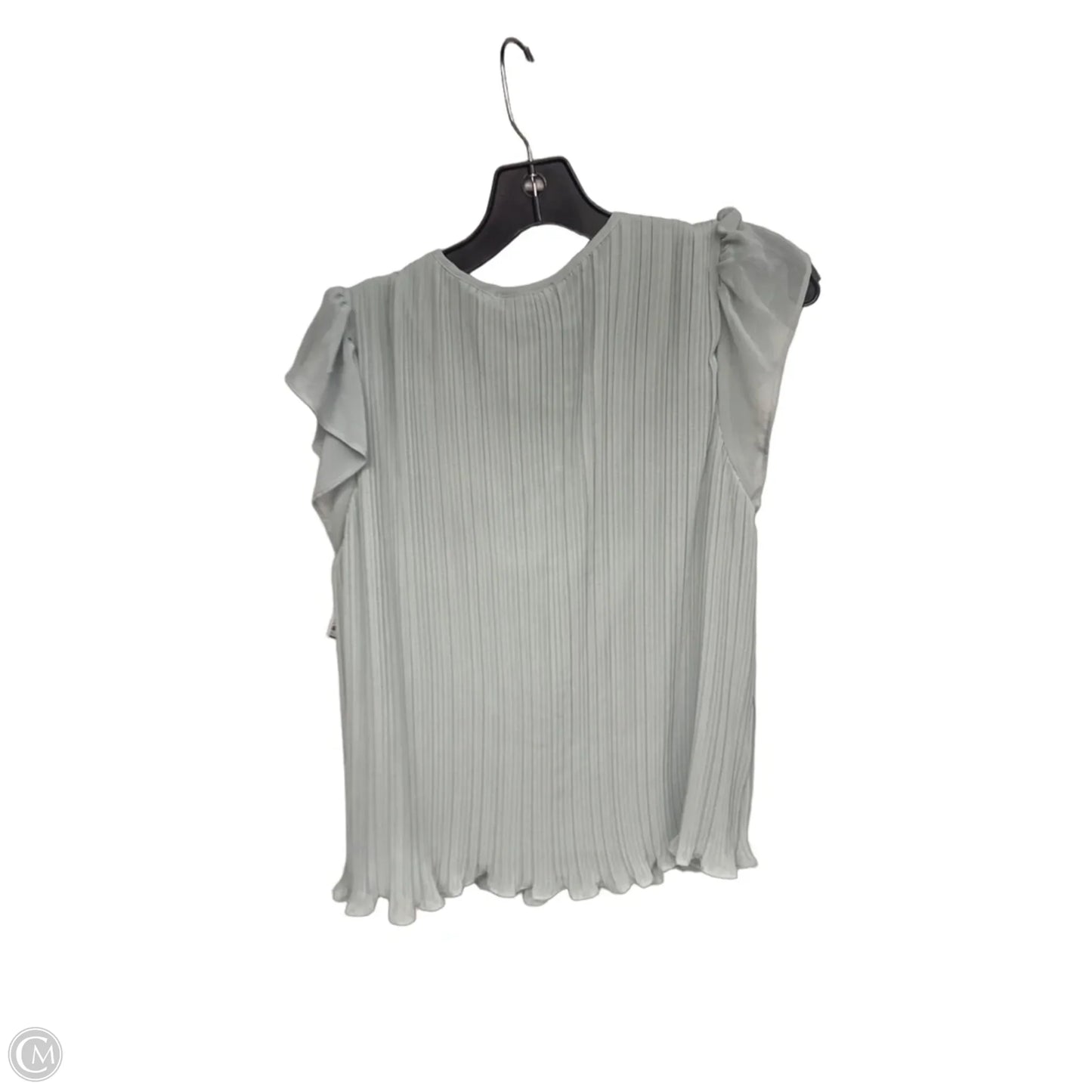 Top Short Sleeve By Adrianna Papell In Green, Size: M