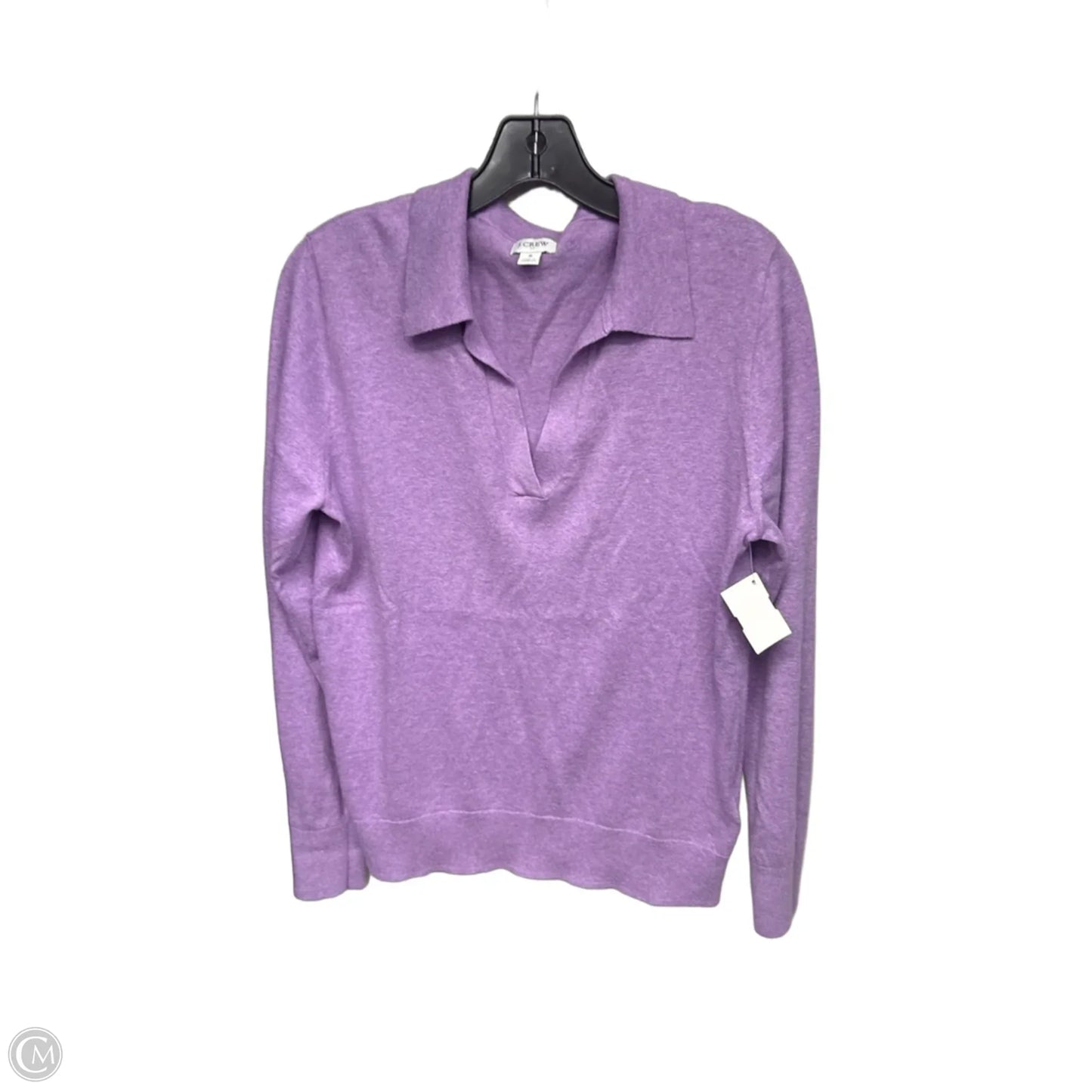 Top Long Sleeve By J. Crew In Purple, Size: S