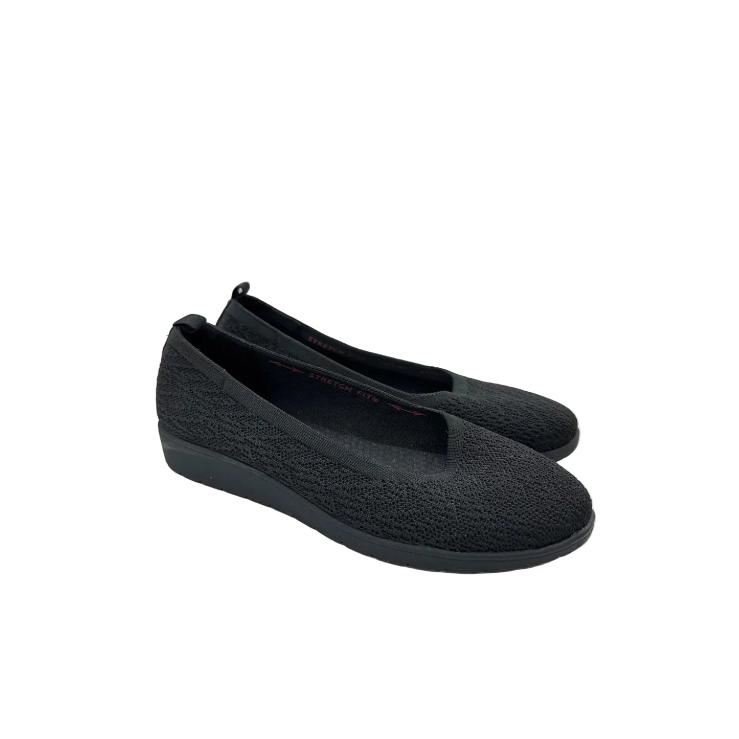 Shoes Heels Wedge By Skechers In Black, Size: 7.5