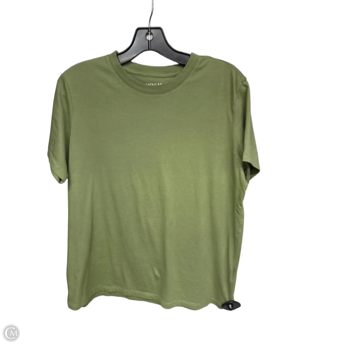 Top Short Sleeve Basic By American Eagle In Green, Size: M