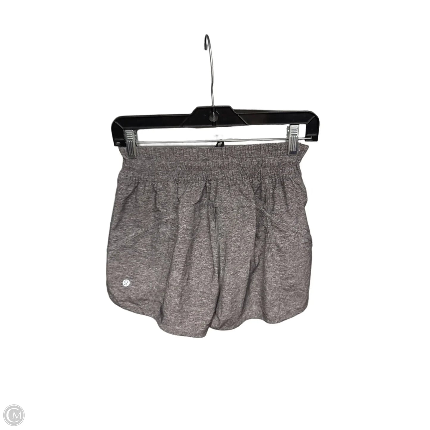 Athletic Shorts By Lululemon In Grey, Size: 8