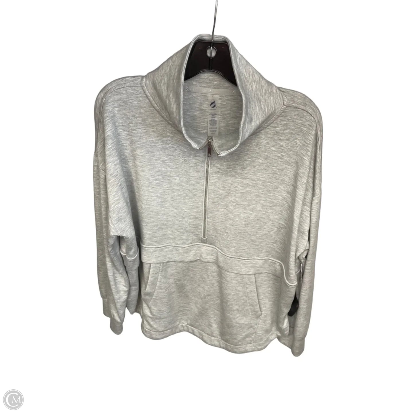 Sweatshirt Collar By Lou And Grey In Grey, Size: L