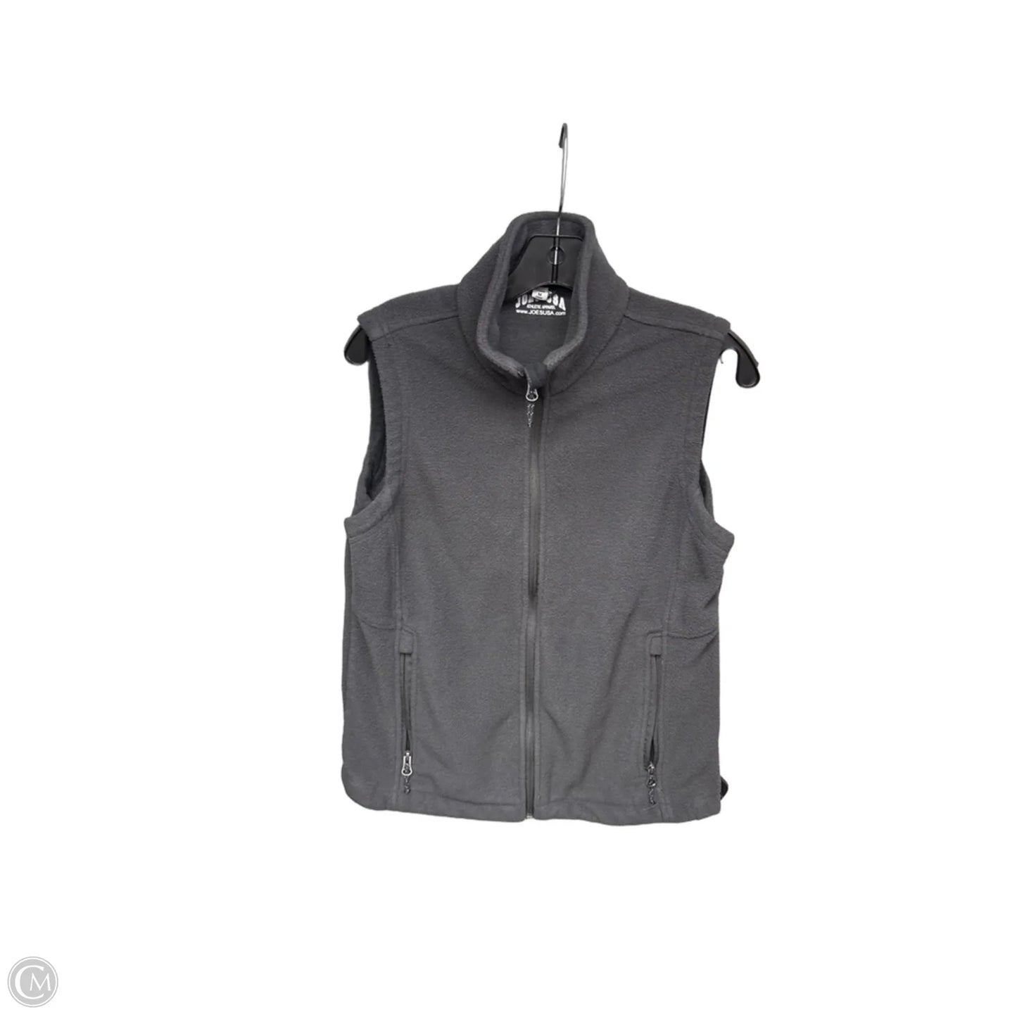 Vest Fleece By Clothes Mentor In Grey, Size: M