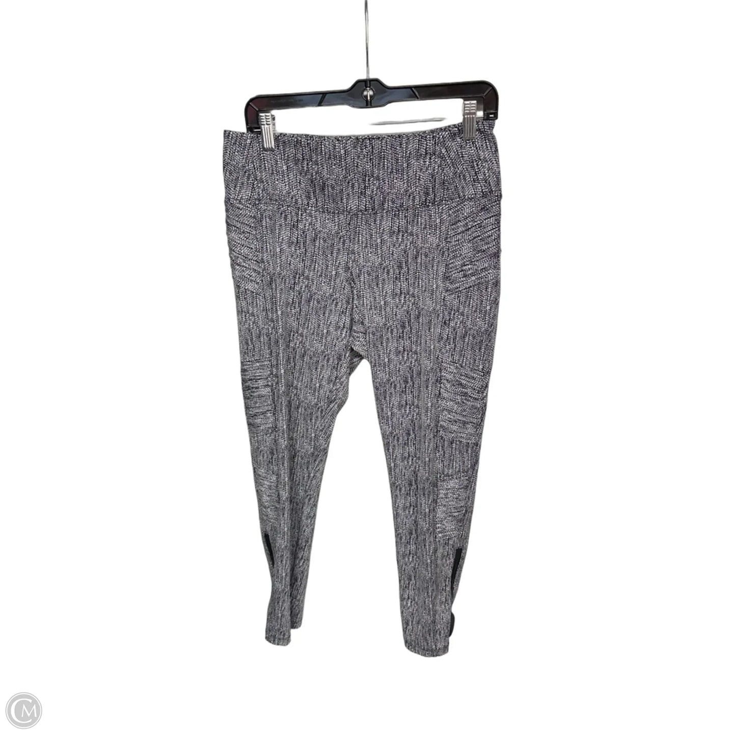 Athletic Pants By Athleta In Black & White, Size: L
