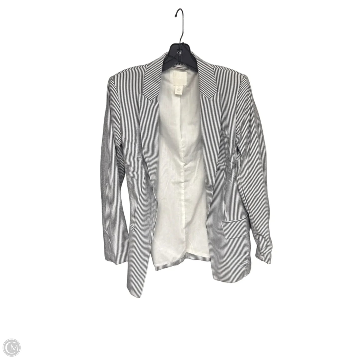 Blazer By H&m In Striped Pattern, Size: 0