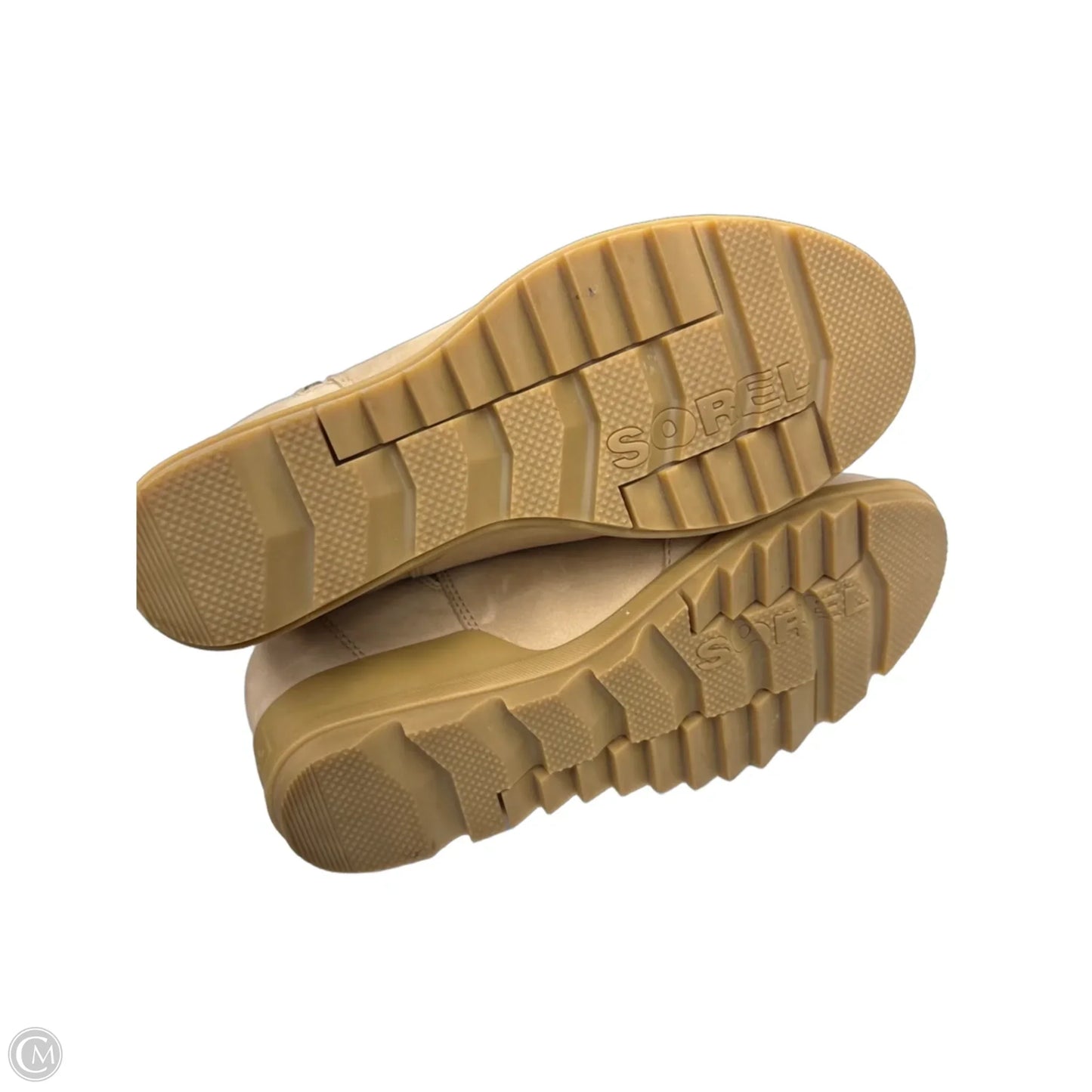 Shoes Heels Wedge By Sorel In Beige, Size: 7.5