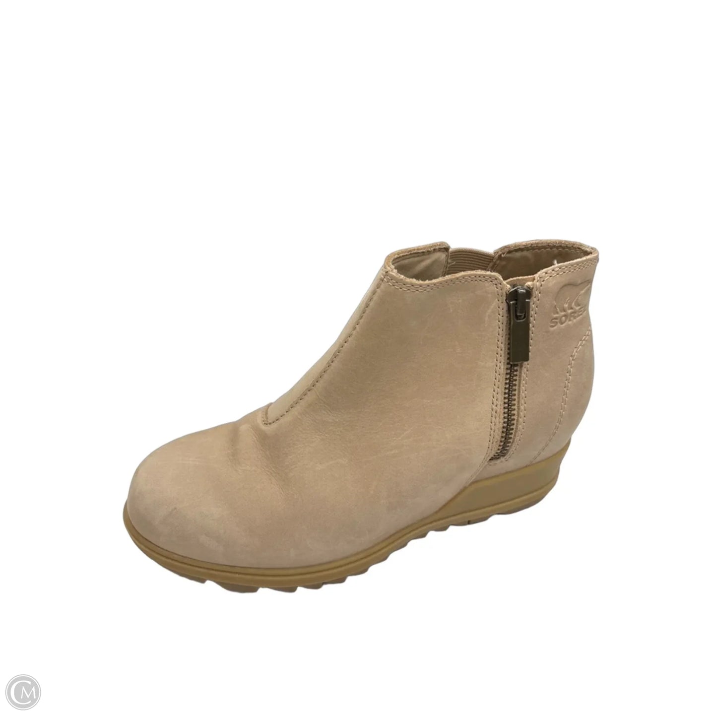 Shoes Heels Wedge By Sorel In Beige, Size: 7.5