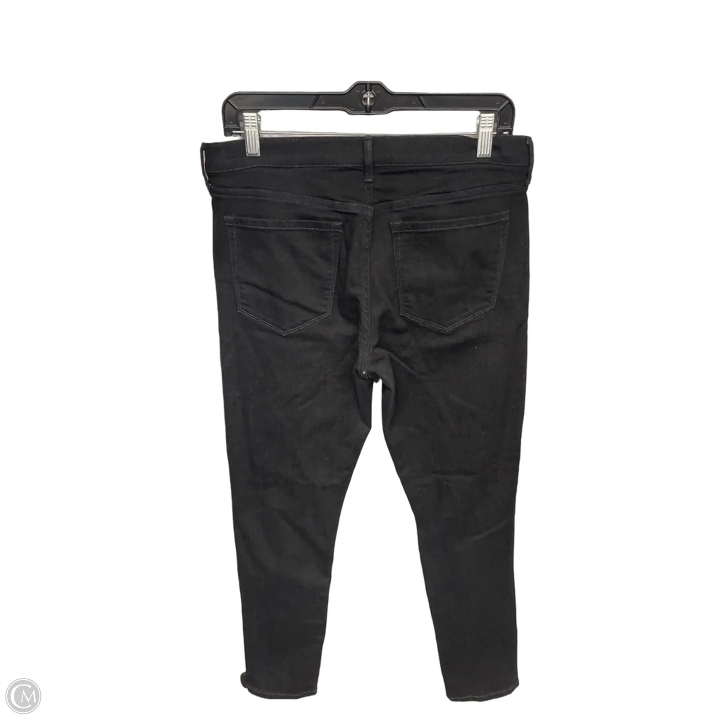 Jeans Skinny By Banana Republic In Black, Size: 12