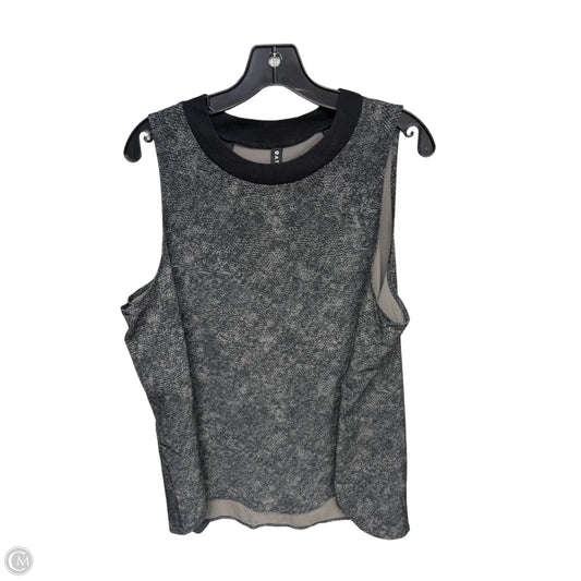 Athletic Tank Top By Athleta In Black & Green, Size: Xl