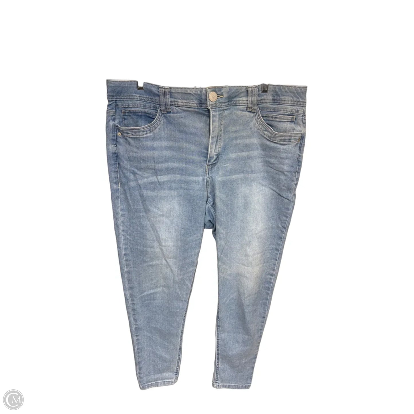 Jeans Skinny By Democracy In Blue Denim, Size: 16