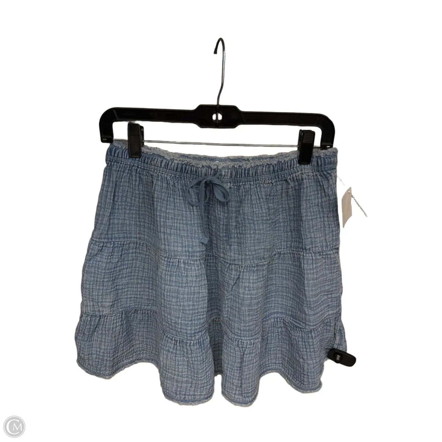 Skirt Mini & Short By Aerie In Blue Denim, Size: M